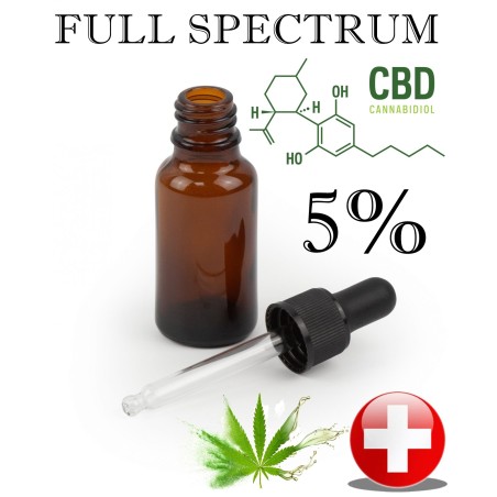 Huile de CBD 5% Full Spectrum White Label