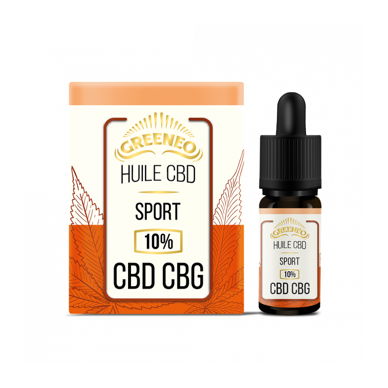 Huile de CBD+CBG Sport 10%