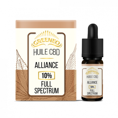 Huile de CBD Full Spectrum Alliance 10%