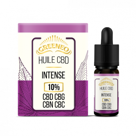 Huile Intense de CBD+CBG+CBN+CBC 10%