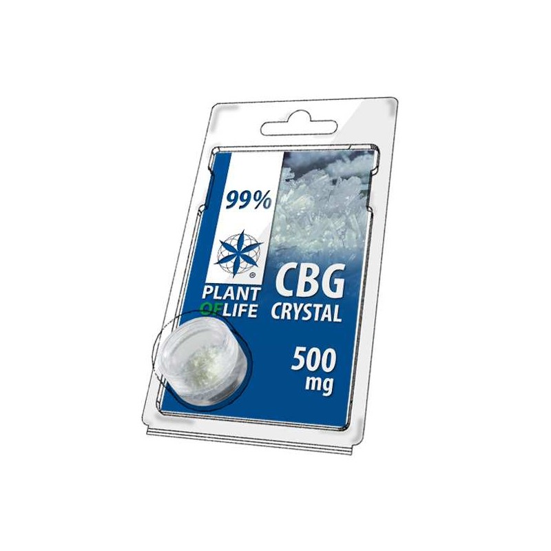 Cristaux de CBG 99% 500mg