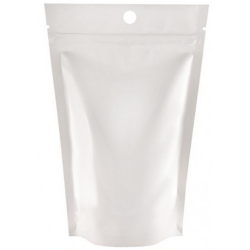 Pochette zip blanc