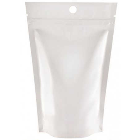 Pochette zip blanc