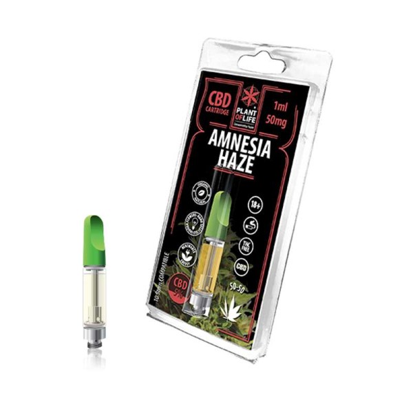 Cartouche e-liquide Amnesia Haze 1 ml 5% CBD