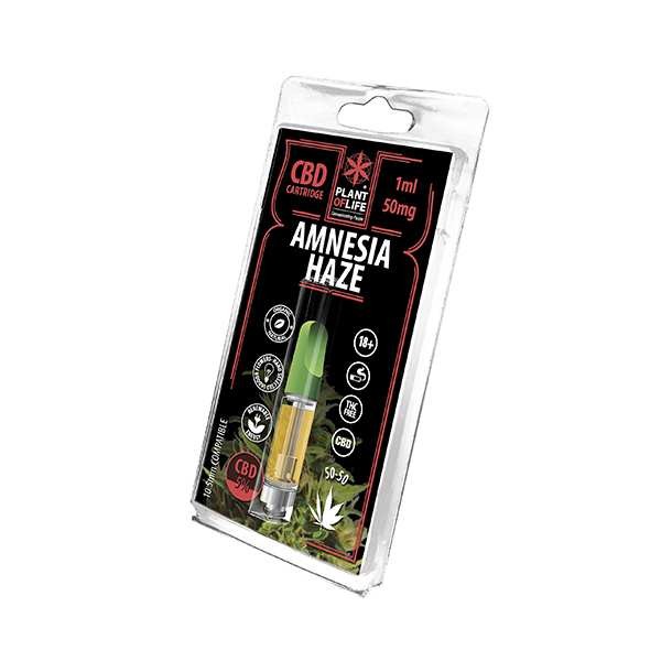 Cartouche e-liquide Amnesia Haze 1 ml 5% CBD