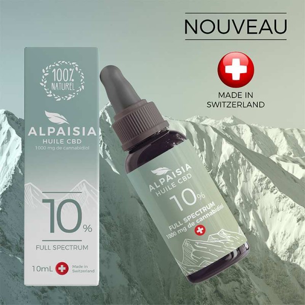 Huile de CBD 10% Alpaisia