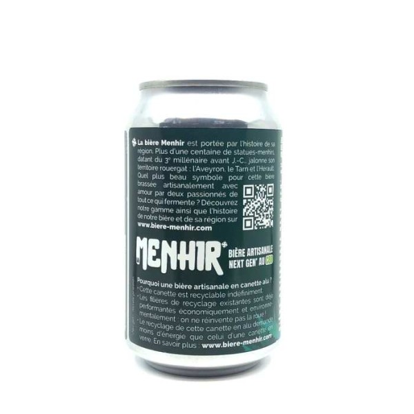 Bière Menhir CBD 33cl