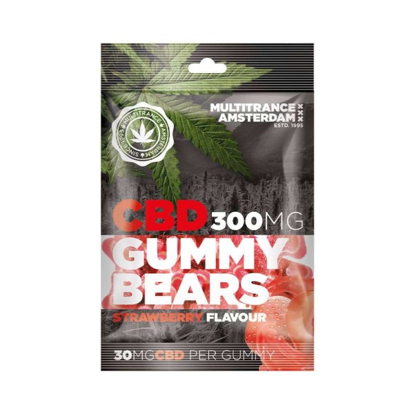 Bonbons au CBD 300 mg Gummy Bears Fraise