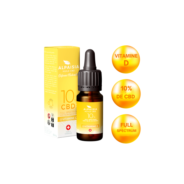 Huile de CBD 10% + Vitamine