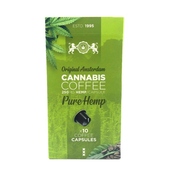 Café Cannabis chanvre 250 mg boîte de 10 capsules