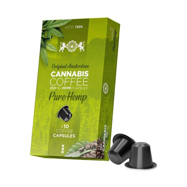 Café Cannabis chanvre 250 mg boîte de 10 capsules