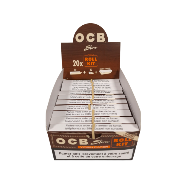 Carton de 32 paquets de feuille à rouler OCB