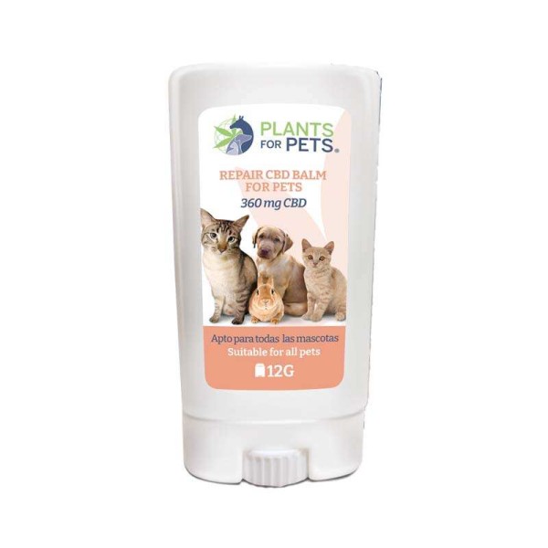 Baume réparateur cutané pour chats au CBD 360 mg