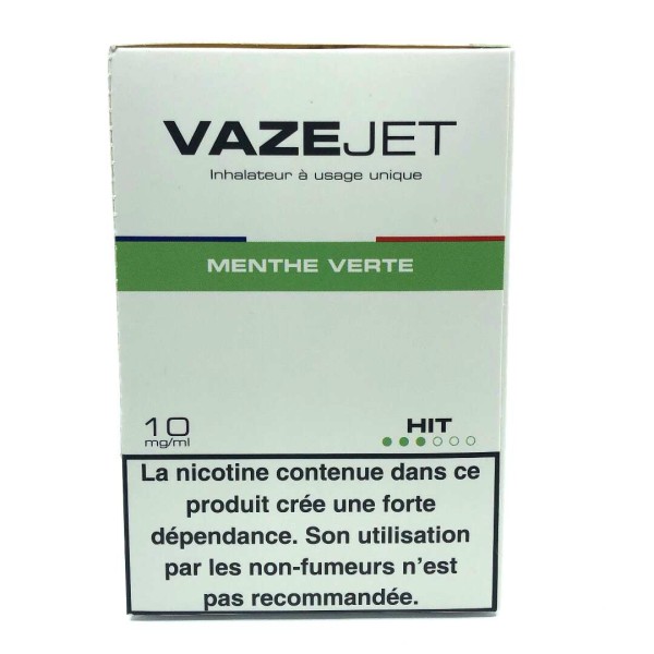 E-cigarette jetable VAZEJET Menthe Verte (10 mg)