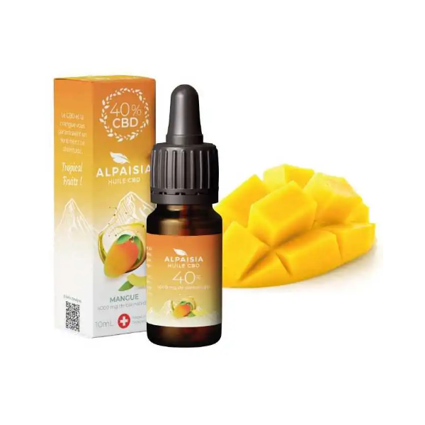 Huile de CBD 40% Alpaisia Parfum Mangue