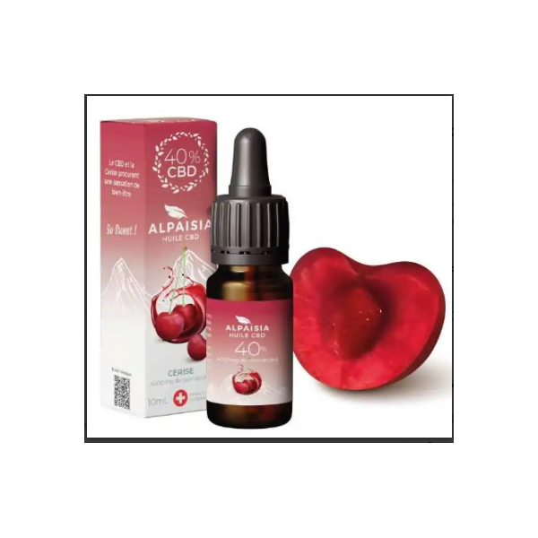 Huile de CBD 10% Alpaisia Parfum Cerise