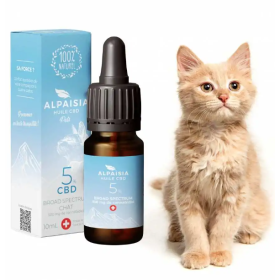 Huile de CBD Pets 5% Alpaisia pour Chat goût Poisson
