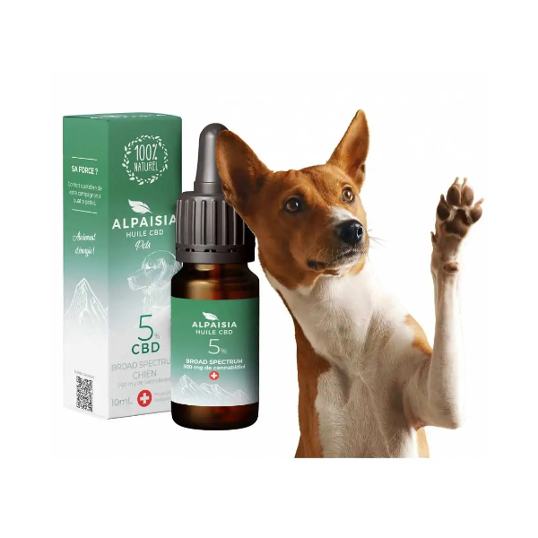 Huile de CBD Pets 5% Alpaisia pour Chien goût Bacon