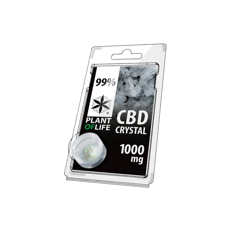 Cristaux de CBD 99% pur 1000mg