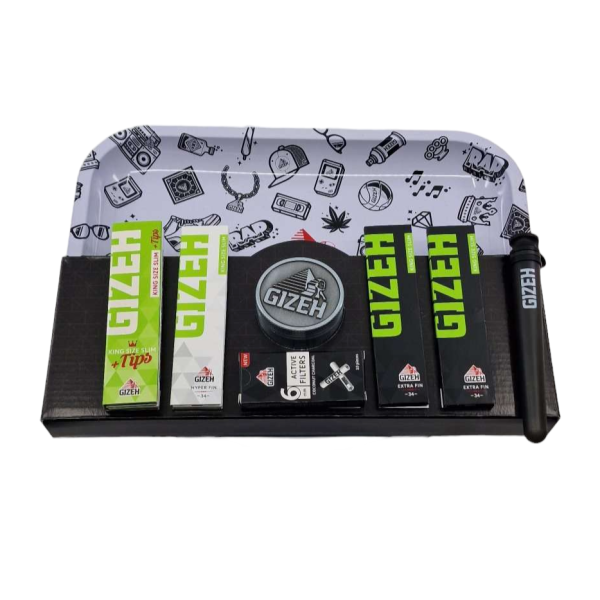 Kit Premium Rolling GIZEH (Noir)