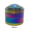 Grinder 50mm 4 Parties Epoxy Rainbow | Zorr (Modèle 2)