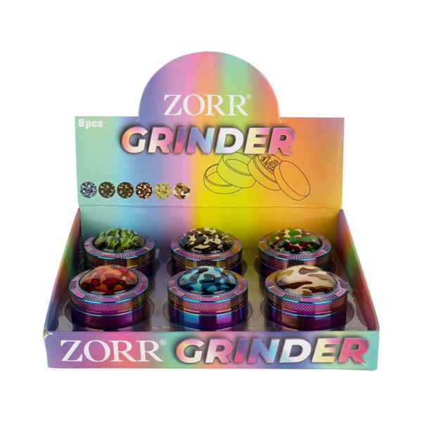 Grinders 50mm 4 parties Design CAMO| Zorr (Modèle 3)