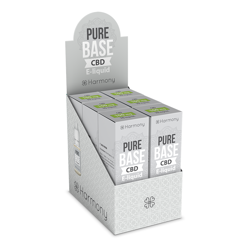 E-liquide CBD Pure base 10ml (1000 mg)