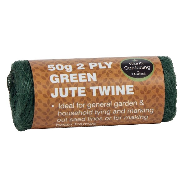 2 plis de ficelle de jute verte 50g