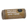 2 plis de ficelle de jute naturelle 50g