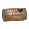 3 plis de ficelle de jute naturelle 100g