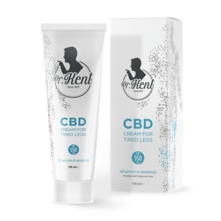 Crème Dr. Kent JAMBES TENDUES 550mg de CBD 100ml