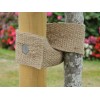 Attache d'arbre en toile de jute naturelle de 5 m x 5 cm