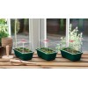 Lot de 3 Mini serres propagator High Dome