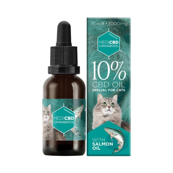 Huile CBD 10% chat