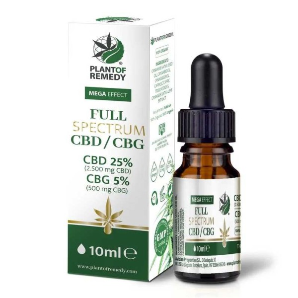 Huile CBD 25% & CBG 5% full spectrum