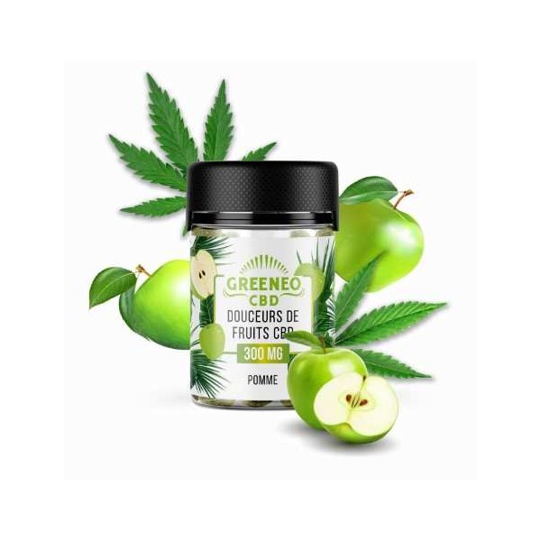 Bonbon CBD pomme | GREENEO