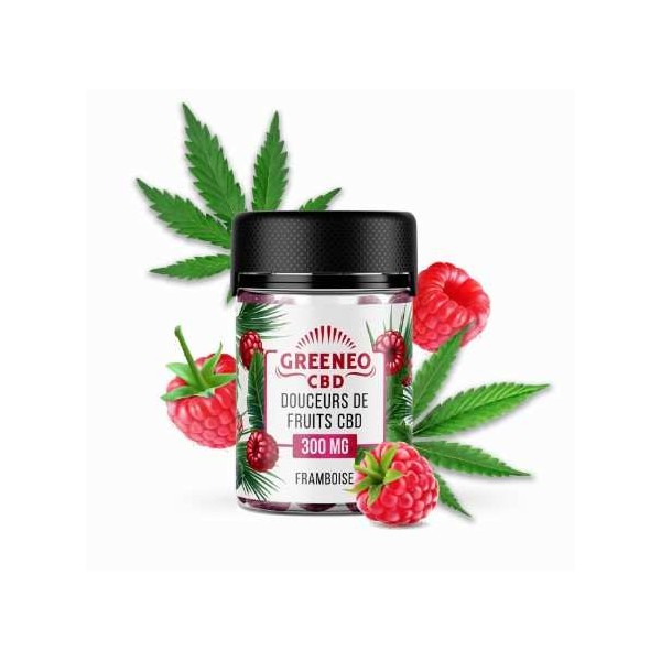 Bonbon CBD framboise | GREENEO