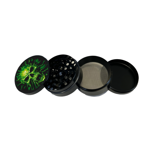 Grinder 50mm green skulls | FARO (Modèle 3)