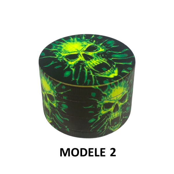 Grinder 50mm green skulls | FARO (Modèle 4)