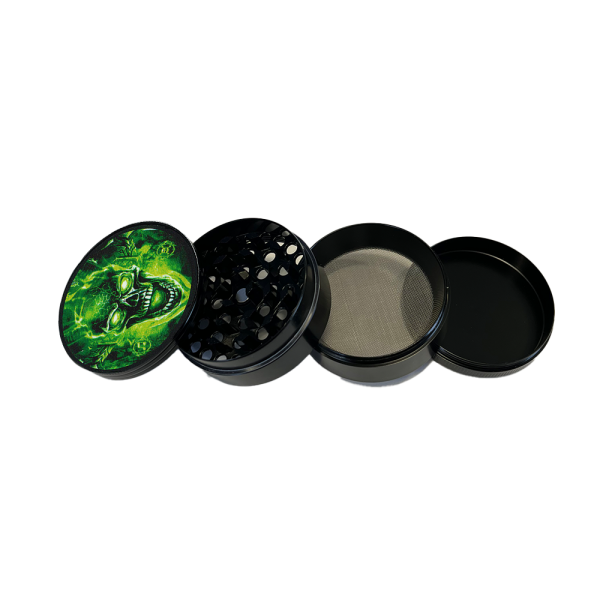 Grinder 50mm green skulls | FARO (Modèle 6)