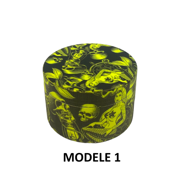 Grinder 50mm green skulls | FARO (Modèle 8)