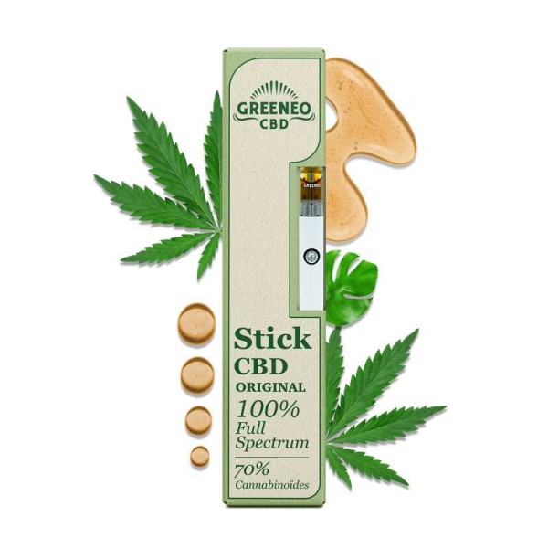 Vap pen CBD full spectrum 70% | GREENEO (Menthe)