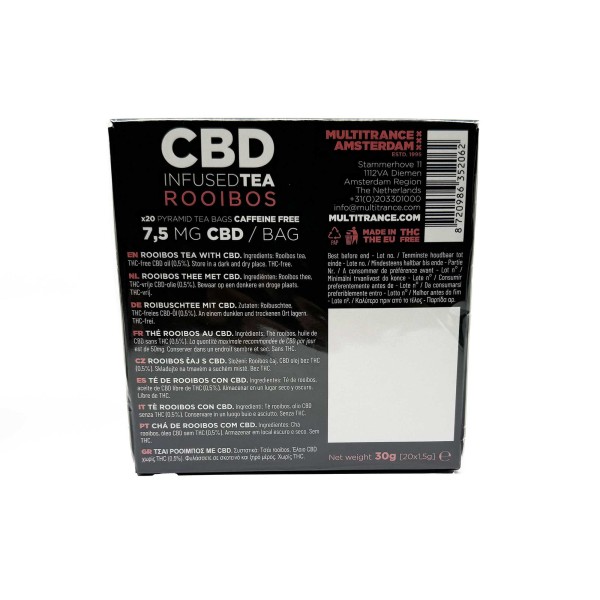 Thé Rooibos CBD 7,5mg Multitrance