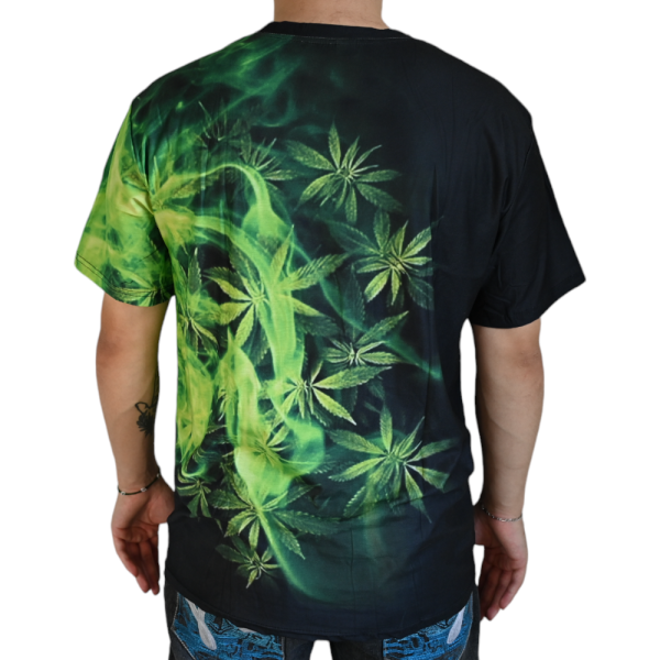 T-shirt Cannabis Smoky Green (XL)