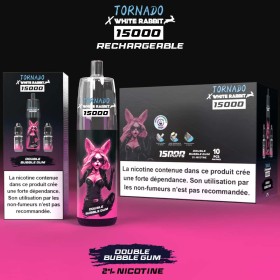 Puff WHITE RABBIT x TORNADO 15000 Double Bubble Gum