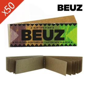 Boîte de 50 carnets de filtres à rouler Beuz