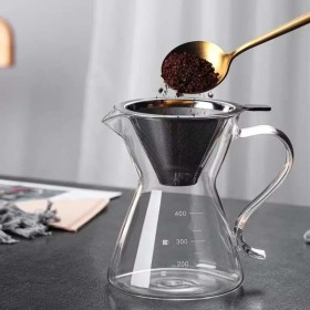 Infuseur à thé en acier inoxydable avec support