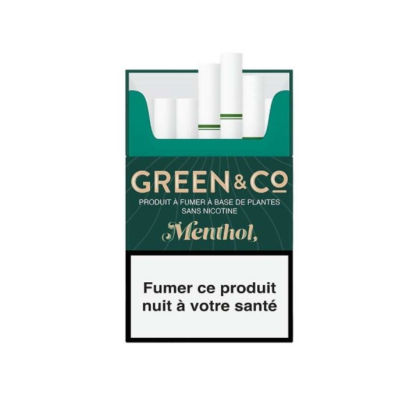 Cigarettes CBD Menthol Green&Co