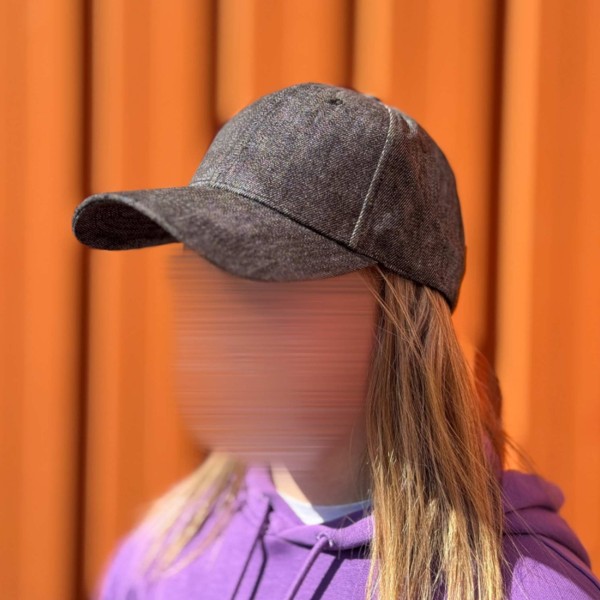 Casquette en chanvre gris jean