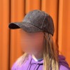 Casquette en chanvre gris jean